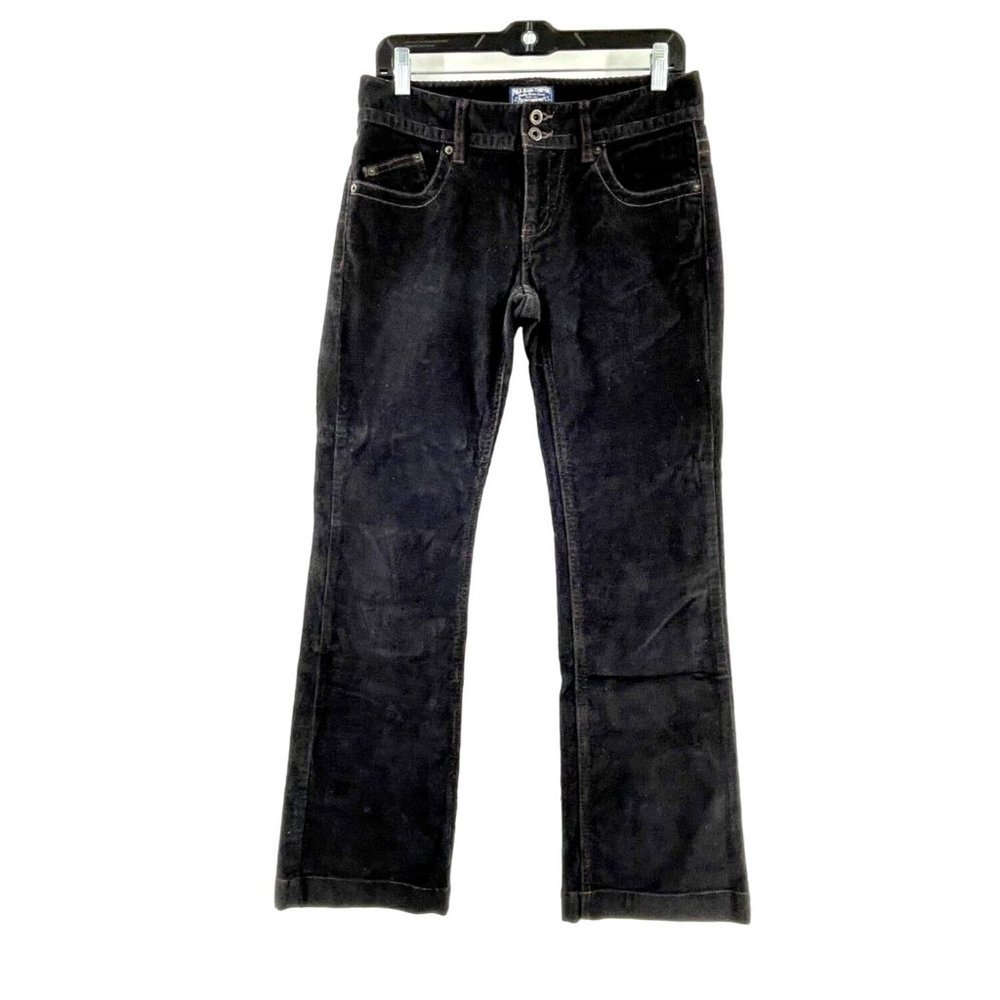 Ralph Lauren Polo Jeans Company Women's Straight Black Corduroy Pants Size 4